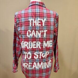 Medium Cakeworthy Flannel Cinderella "Never Stop Dreaming"